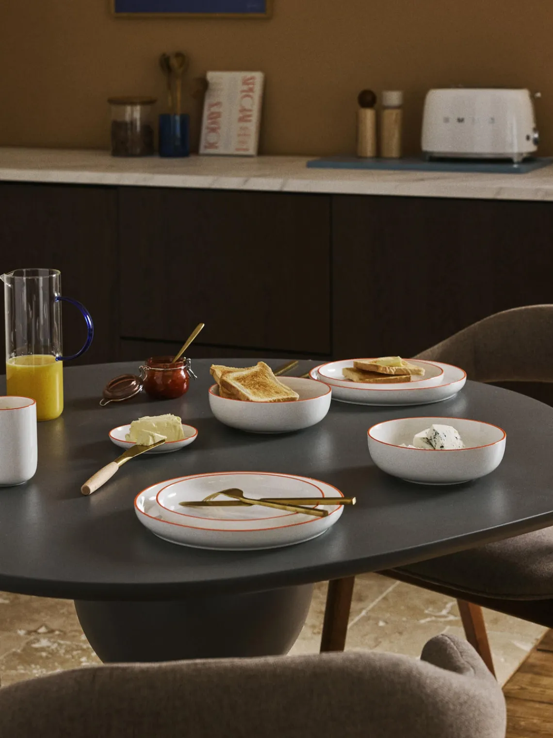 Online Platos hondos pequeños de porcelana Facile, 2 uds. Platos Hondos|Vajillas Completas