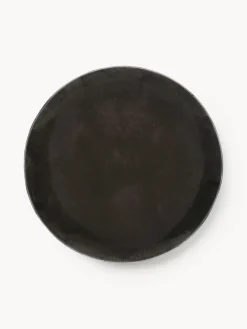 Platos Llanos|Vajillas Completas>Broste Copenhagen Platos llanos artesanales , 4 uds. Nordic Coal