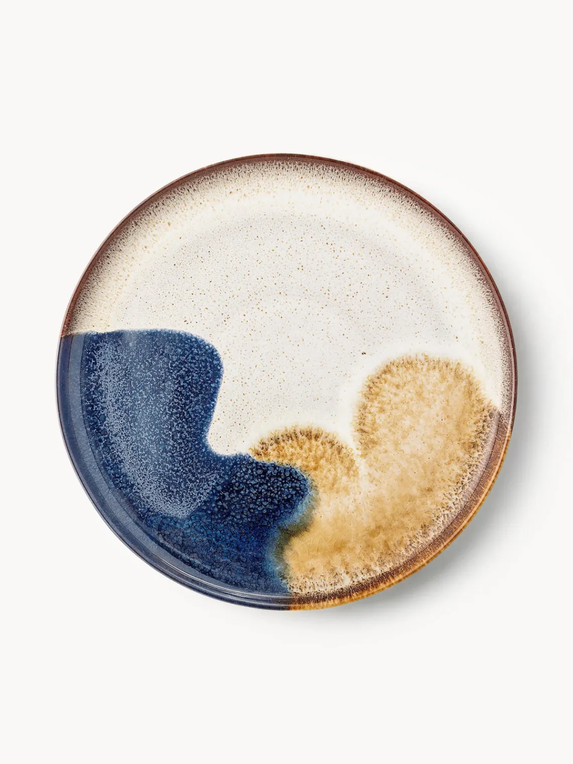 Platos Llanos|Vajillas Completas>Bloomingville Platos llanos artesanales Jules, 2 uds.