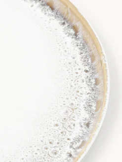 Online Platos llanos artesanales con esmalte reactivo Danza, 4 uds. Platos Llanos|Vajillas Completas