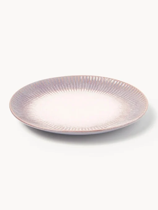 Hot Platos llanos artesanales con esmalte reactivo Vinci, 4 uds. Platos Llanos|Vajillas Completas