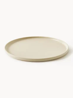 Platos Llanos|Vajillas Completas></noscript>Westwing Collection Platos llanos artesanales Lowri, 4 uds.