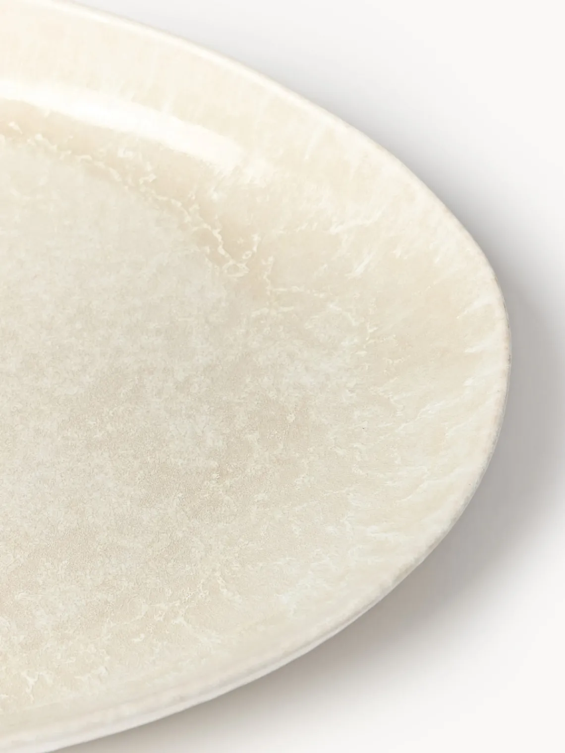 New Platos llanos artesanales de forma orgánica Macey, 4 uds. Platos Llanos|Vajillas Completas