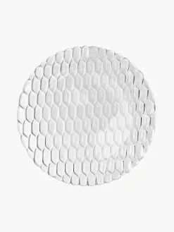 Platos Llanos|Vajillas Completas>Kartell Platos llanos con relieves Jellies, 4 uds. Transparente