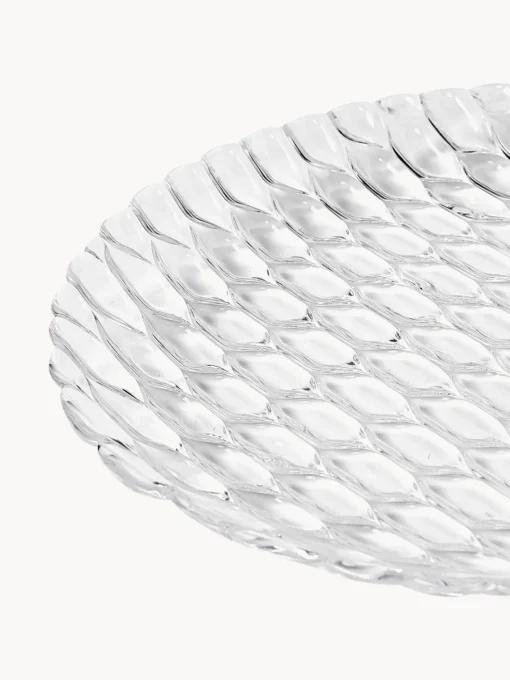 Platos Llanos|Vajillas Completas>Kartell Platos llanos con relieves Jellies, 4 uds. Transparente
