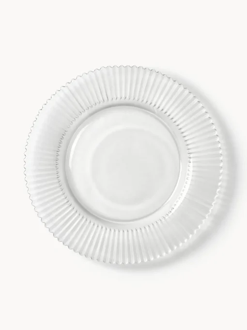 Online Platos llanos con relieves Effie, 4 uds. Platos Llanos|Vajillas Completas