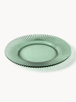 Clearance Platos llanos con relieves Effie, 4 uds. Platos Llanos|Vajillas Completas