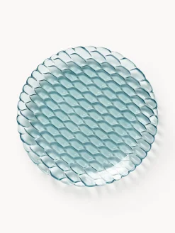 Platos Llanos|Vajillas Completas>Kartell Platos llanos con relieves Jellies, 4 uds. Azul claro