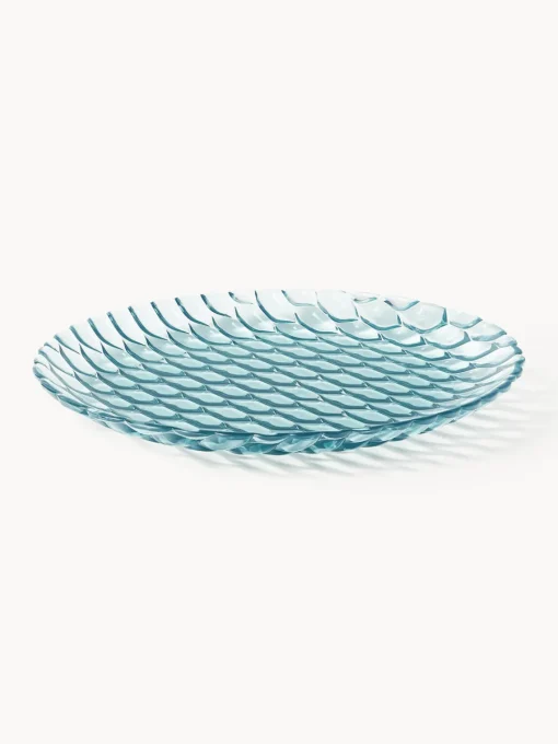 Platos Llanos|Vajillas Completas>Kartell Platos llanos con relieves Jellies, 4 uds. Azul claro