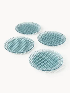 Platos Llanos|Vajillas Completas></noscript>Kartell Platos llanos con relieves Jellies, 4 uds. Azul claro