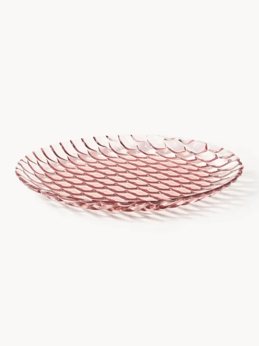 Platos Llanos|Vajillas Completas>Kartell Platos llanos con relieves Jellies, 4 uds. Rosa claro