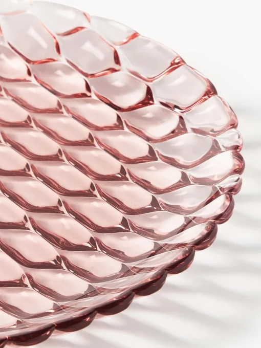 Platos Llanos|Vajillas Completas>Kartell Platos llanos con relieves Jellies, 4 uds. Rosa claro