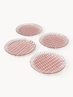 Platos Llanos|Vajillas Completas></noscript>Kartell Platos llanos con relieves Jellies, 4 uds. Rosa claro