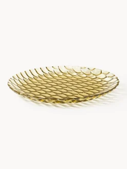 Platos Llanos|Menaje De Mesa>Kartell Platos llanos con relieves Jellies, 4 uds. Amarillo claro