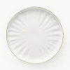 Platos Llanos|Vajillas Completas>Westwing Collection Platos llanos de porcelana con relieves Sali, 2 uds.