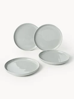Clearance Platos llanos de porcelana Nessa, 4 uds. Platos Llanos|Vajillas Completas