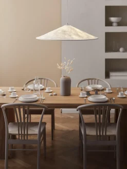 Platos Llanos|Vajillas Completas></noscript>Westwing Collection Platos llanos de porcelana Nessa, 4 uds. Blanco Off White brillante
