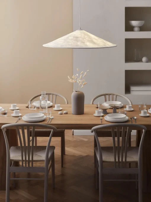 Platos Llanos|Vajillas Completas>Westwing Collection Platos llanos de porcelana Nessa, 4 uds. Blanco Off White brillante