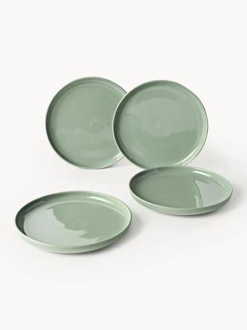 Best Platos llanos de porcelana Nessa, 4 uds. Platos Llanos|Vajillas Completas