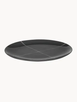 Best Platos llanos de porcelana con esmalte reactivo Zuma, 2 uds. Vajillas Completas|Menaje De Mesa