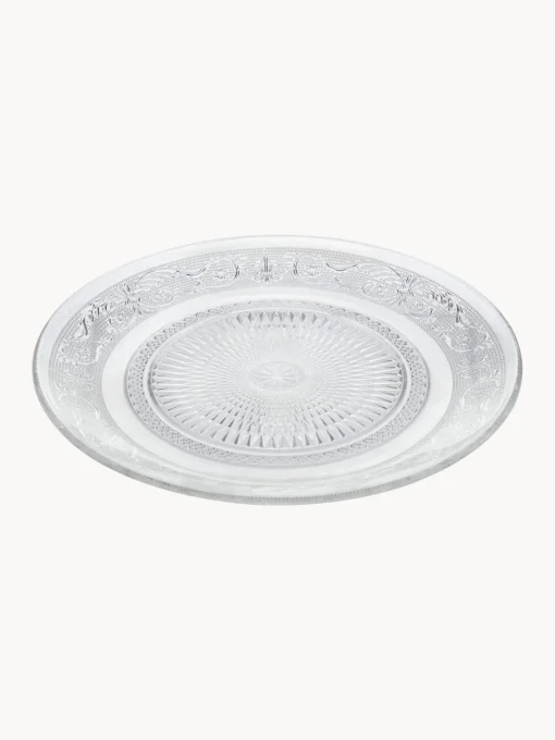 Best Platos llanos de vidrio con relieves Imperial, 6 uds. Platos Llanos|Vajillas Completas