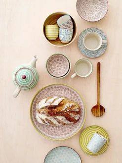 Vajillas Completas|Menaje De Mesa>Bloomingville Platos pastel artesanales Holly, 3 uds.