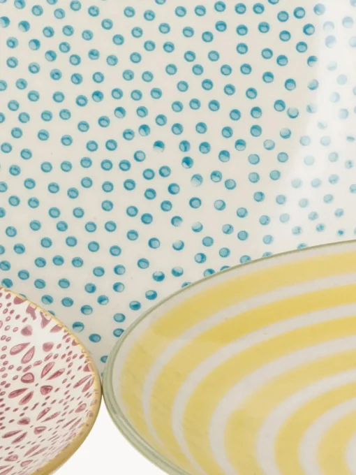 Vajillas Completas|Menaje De Mesa>Bloomingville Platos pastel artesanales Holly, 3 uds.