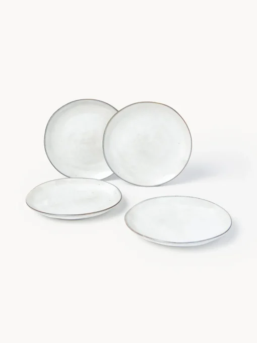 Platos De Postre|Menaje De Mesa>Broste Copenhagen Platos postre artesanales , 4 uds. Nordic Sand