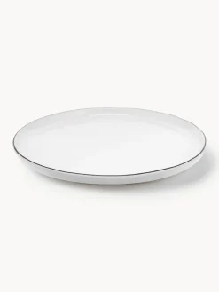 Discount Platos postre artesanales de porcelana Salt, 4 uds. Menaje De Mesa