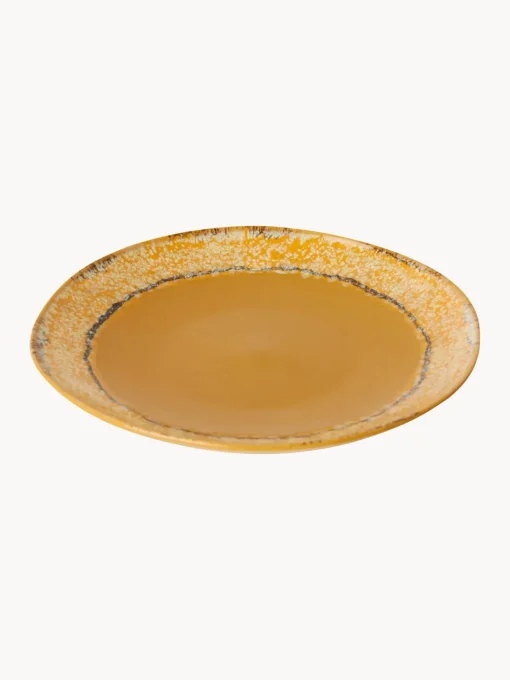 Platos De Postre|Vajillas Completas>HKLIVING Platos postre artesanales de gres 70's, 2 uds.