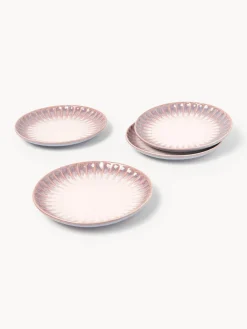 Discount Platos postre artesanales con esmalte reactivo Vinci, 4 uds. Platos De Postre|Vajillas Completas