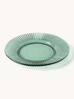 Platos De Postre|Vajillas Completas></noscript>Westwing Collection Platos postre con relieves Effie, 4 uds. Verde menta