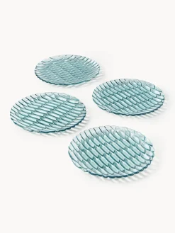 Platos De Postre|Menaje De Mesa></noscript>Kartell Platos postre con relieve Jellies, 4 uds. Azul claro