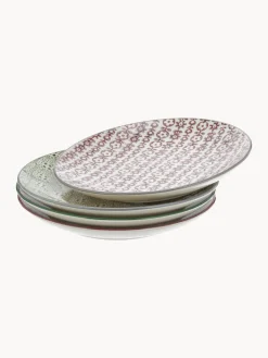 Platos De Postre|Vajillas Completas></noscript>Bloomingville Platos postre de colores Karine, 4 uds.