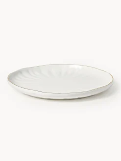 Platos De Postre|Vajillas Completas></noscript>Westwing Collection Platos postre de porcelana con relieves Sali, 2 uds.