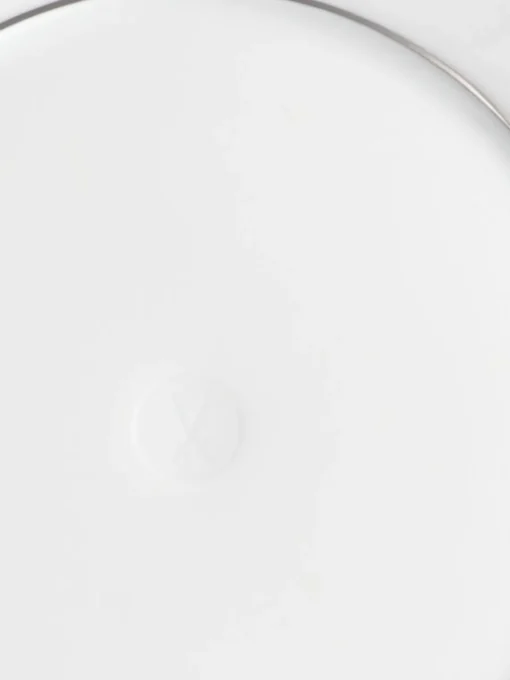 Platos De Postre|Vajillas Completas>Meissen Platos postre de porcelana con borde platino pintado a mano Vitruv, 2 uds. Blanco con borde de platino