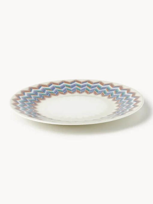 Hot Platos postre de porcelana Fine Bone China Jarris, 6 uds. Platos De Postre|Menaje De Mesa