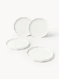 Platos De Postre|Vajillas Completas></noscript>Westwing Collection Platos postre de porcelana Angoli, 4 uds.