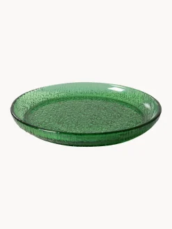 Hot Platos postre de vidrio The Emeralds, 2 uds. Platos De Postre|Vajillas Completas