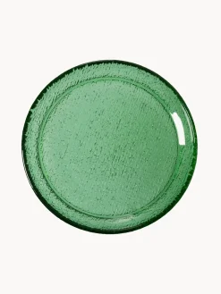 Hot Platos postre de vidrio The Emeralds, 2 uds. Platos De Postre|Vajillas Completas