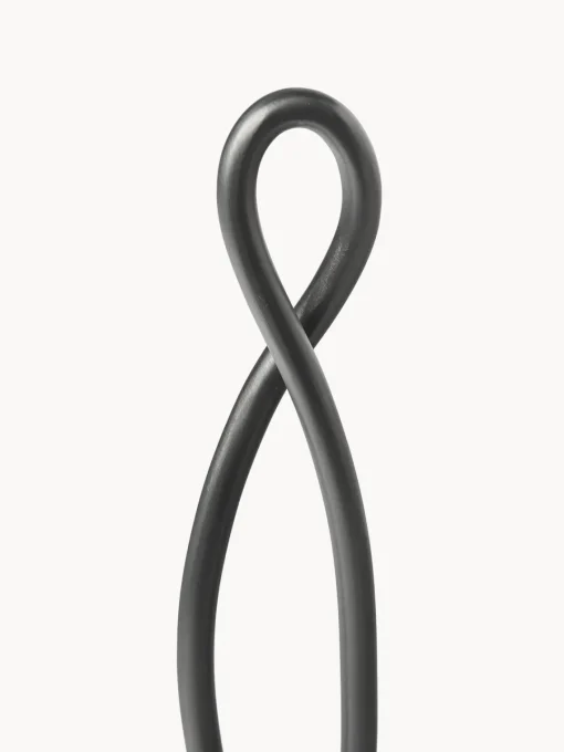 Almacenaje De Cocina>Ferm Living Portarrollos artesanal de metal Curvature Negro