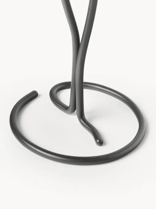 Almacenaje De Cocina>Ferm Living Portarrollos artesanal de metal Curvature Negro