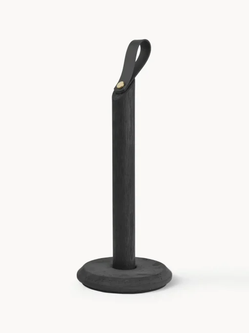 Utensilios De Cocina>Gejst Portarrollos de cocina de madera de roble Grab Negro