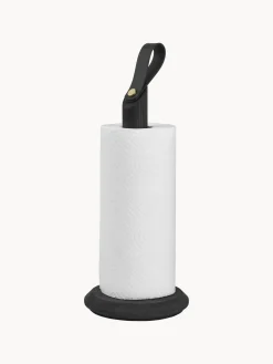 Utensilios De Cocina></noscript>Gejst Portarrollos de cocina de madera de roble Grab Negro