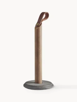 Clearance Portarrollos de cocina de madera de roble Grab Utensilios De Cocina