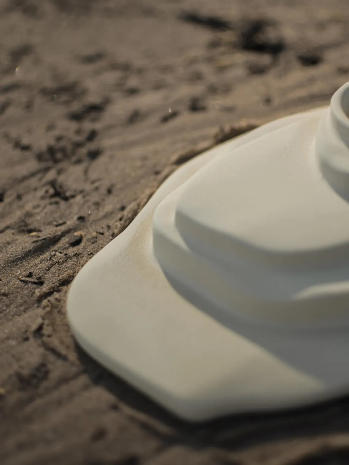 Portavelas|Jarrones>DBKD Portavelas de cerámica Dune Beige claro mate