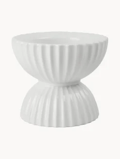 Discount Portavelas de porcelana con relieves Tura Farolillos|Jarrones