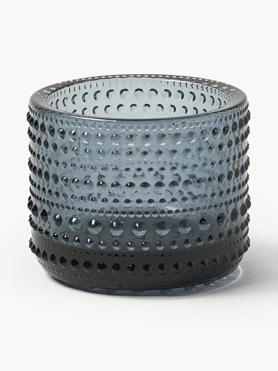 Portavelas|Jarrones>iittala Portavelas de vidrio Kastehelmi Gris transparente