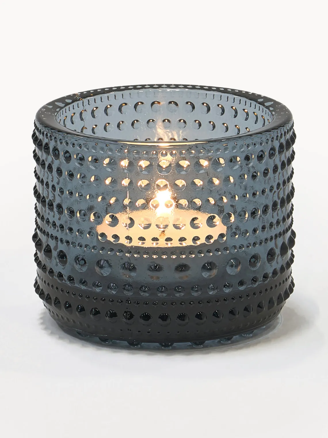 Portavelas|Jarrones>iittala Portavelas de vidrio Kastehelmi Gris transparente