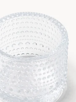 Portavelas|Jarrones></noscript>iittala Portavelas de vidrio Kastehelmi Transparente